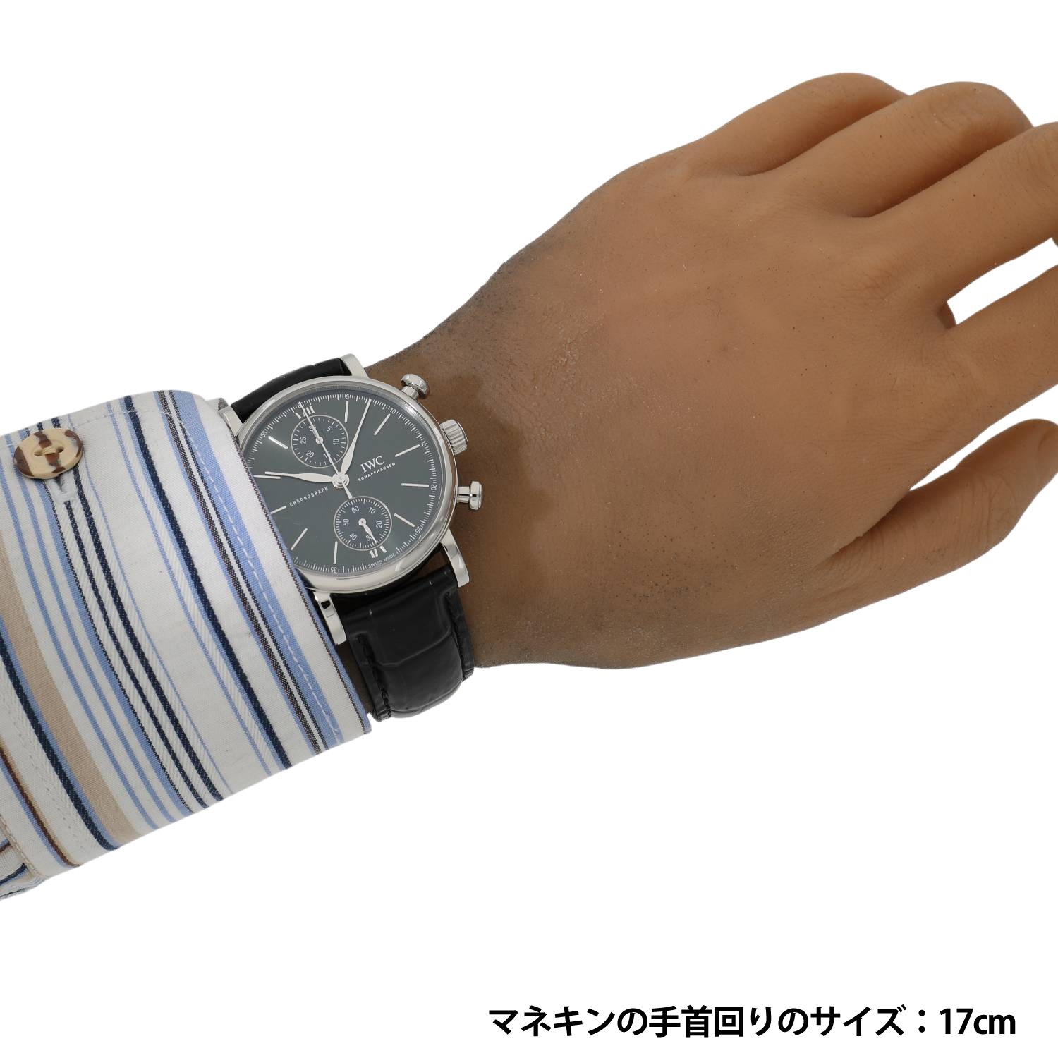 I11888 | [中古]IWC ポートフィノ クロノグラフ 39 IW391405 グリーン