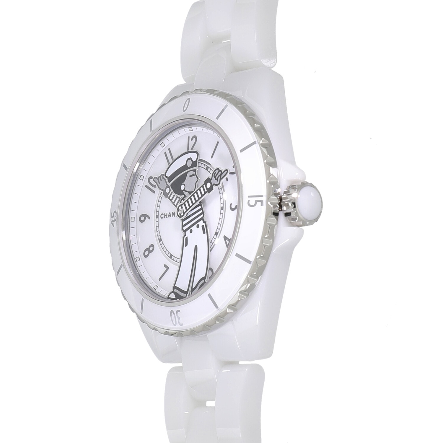 C7093 | [新品]シャネル マドモアゼル J12 ラパウザ 38MM H7481 