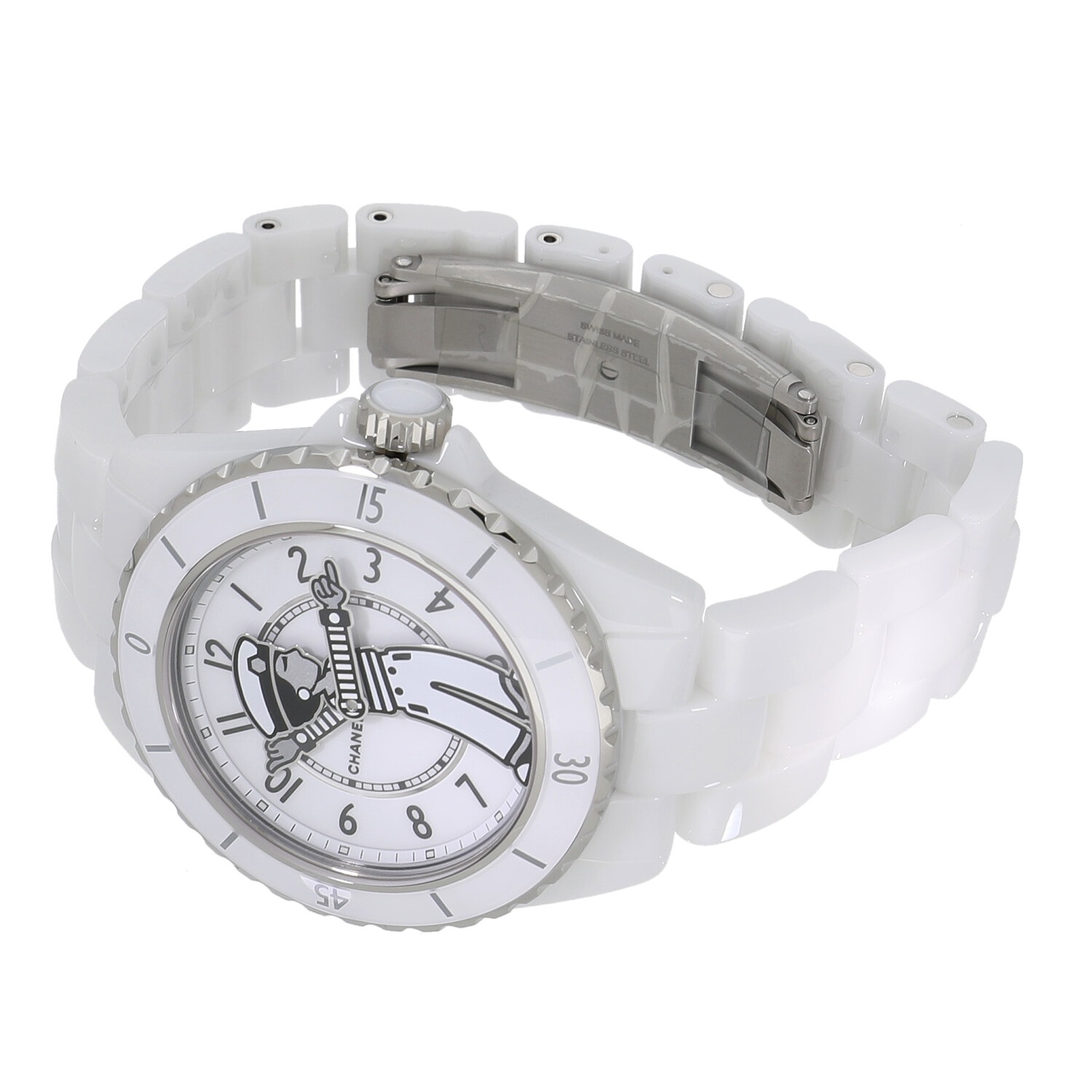 C7093 | [新品]シャネル マドモアゼル J12 ラパウザ 38MM H7481  