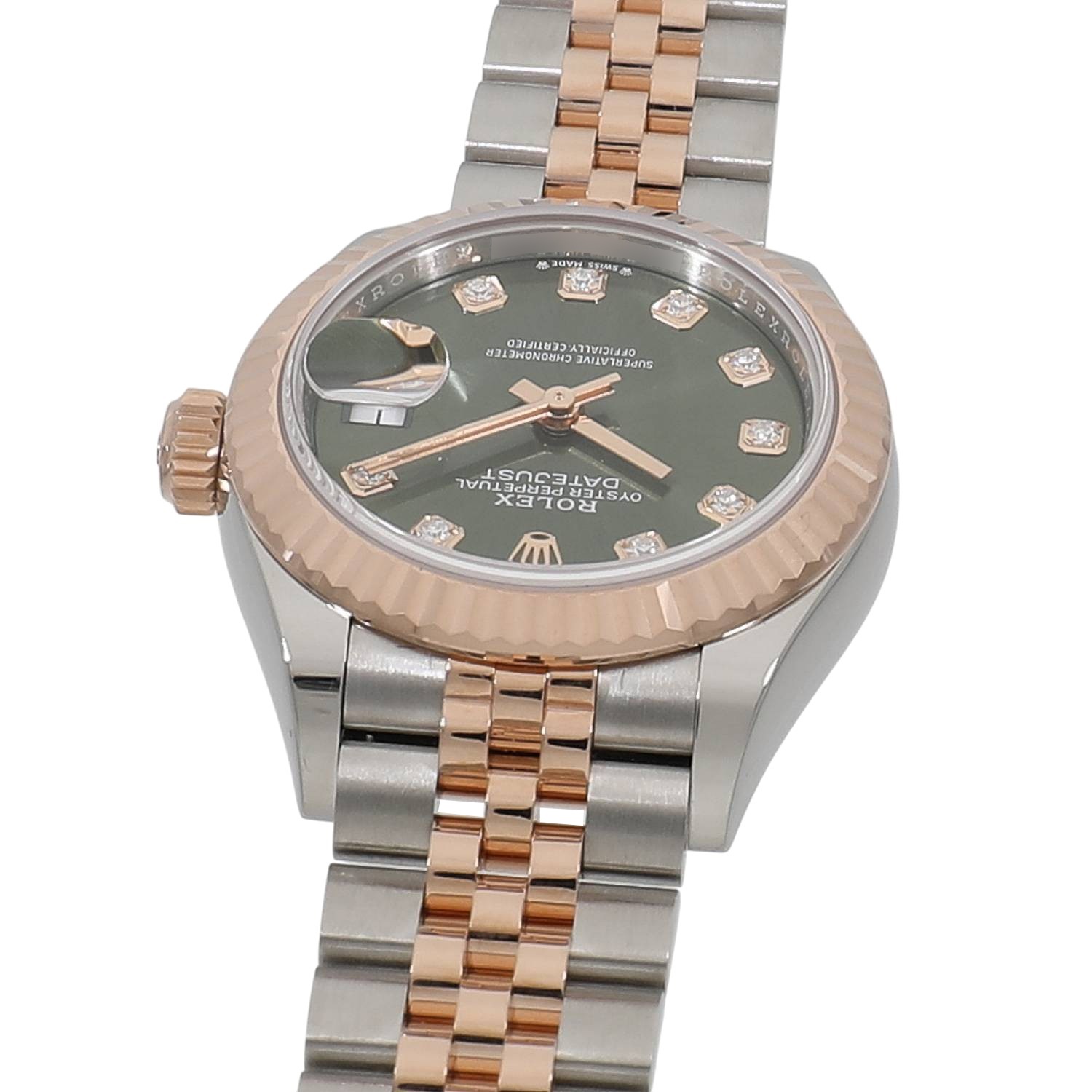 R5594 | [新品]ロレックス レディ デイトジャスト 28 279171G オリーブ
