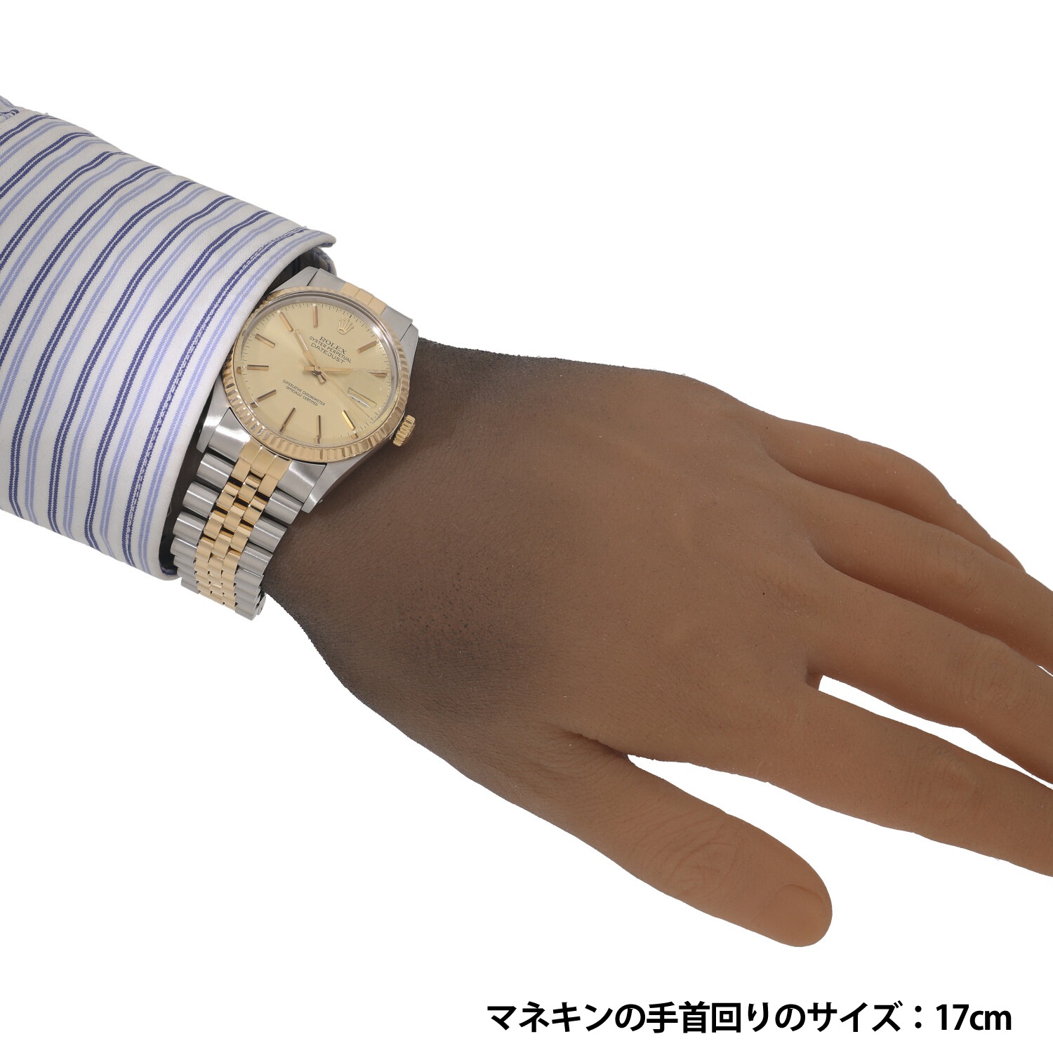 R9595 | [中古]ロレックス デイトジャスト 16013 R番 シャンパン 