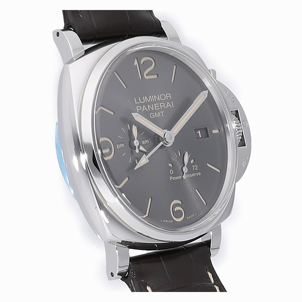 P1096 | [新品]パネライ ルミノールドゥエ 3デイズ GMT パワー
