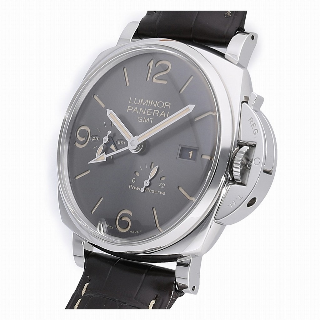 P1096 | [新品]パネライ ルミノールドゥエ 3デイズ GMT パワー