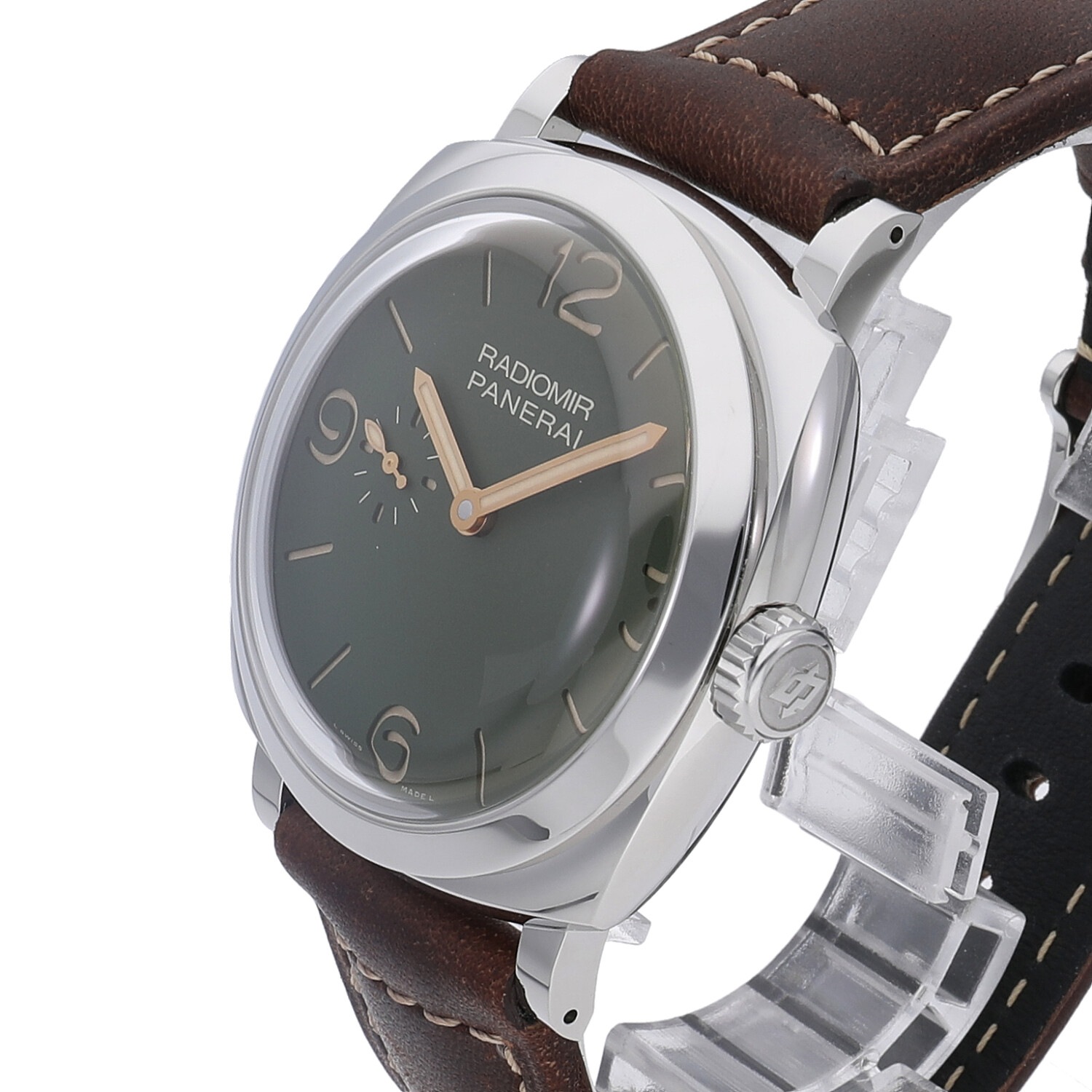 95.PANERAIラジオミール用 23mm-22mm 24MM RUBBER WATCH STRAP BAND