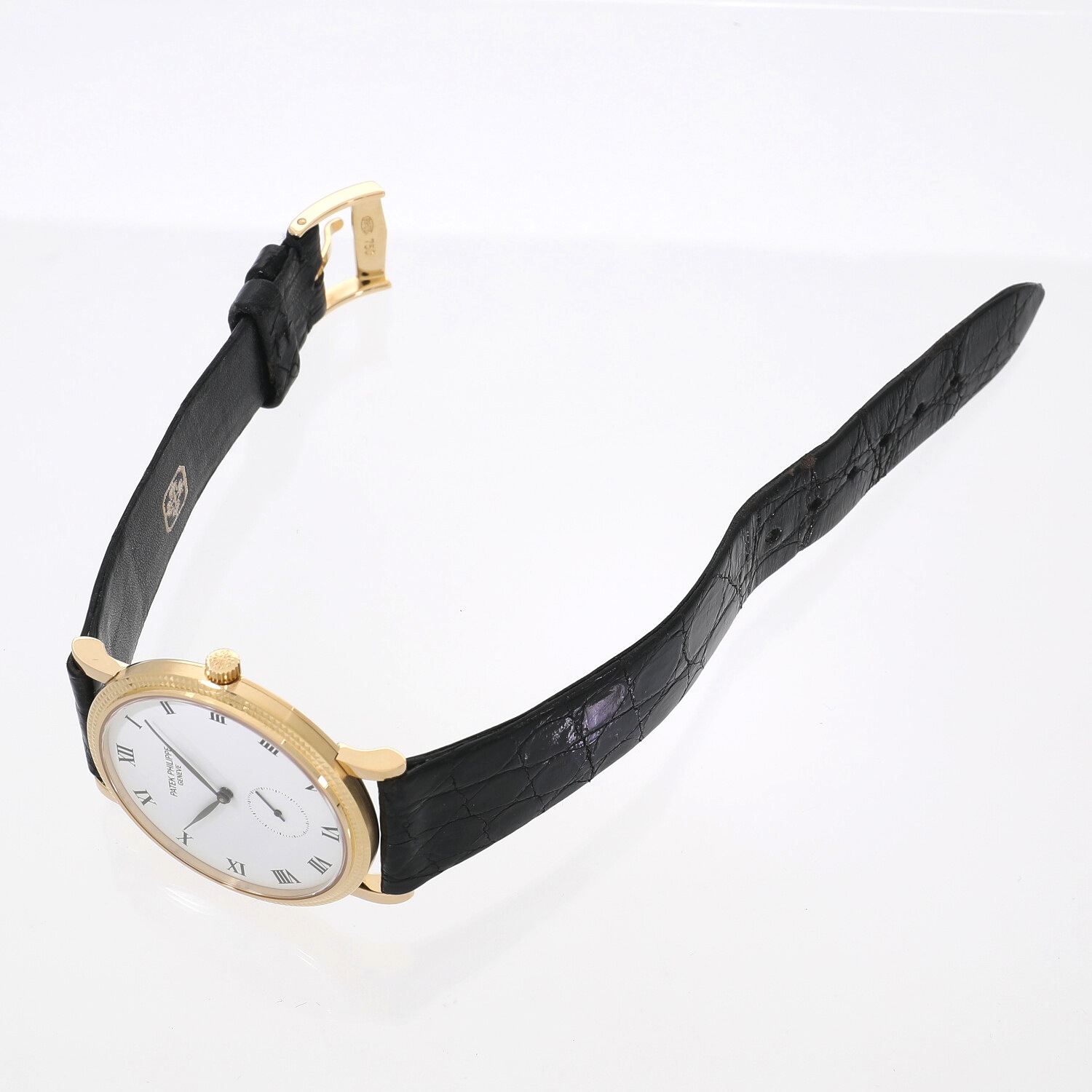 P7797 | [中古]パテックフィリップ カラトラバ 3919J ホワイト メンズ