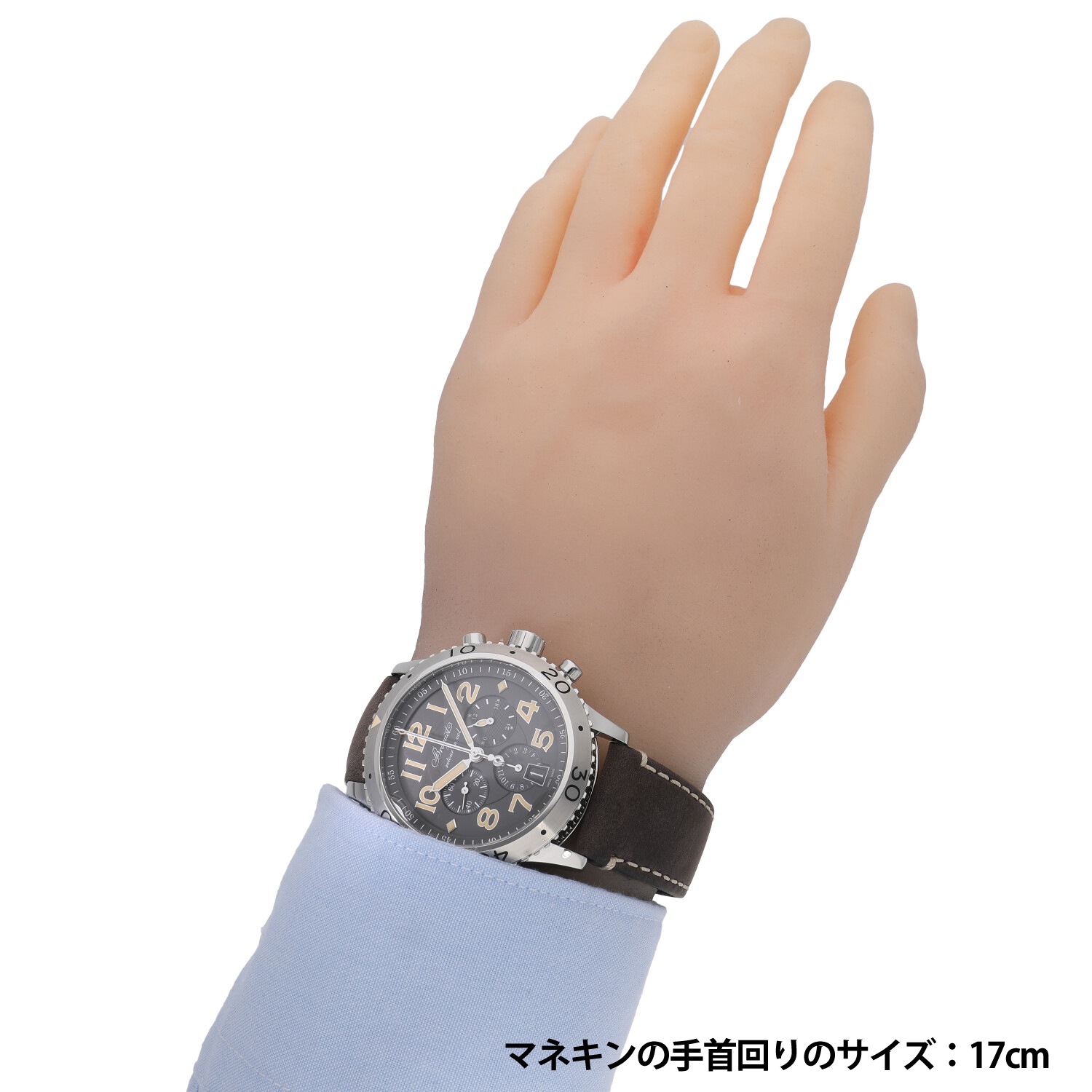 B5298 | [未使用]ブレゲ タイプXXI グレー 3817ST/X2/3ZU メンズ 