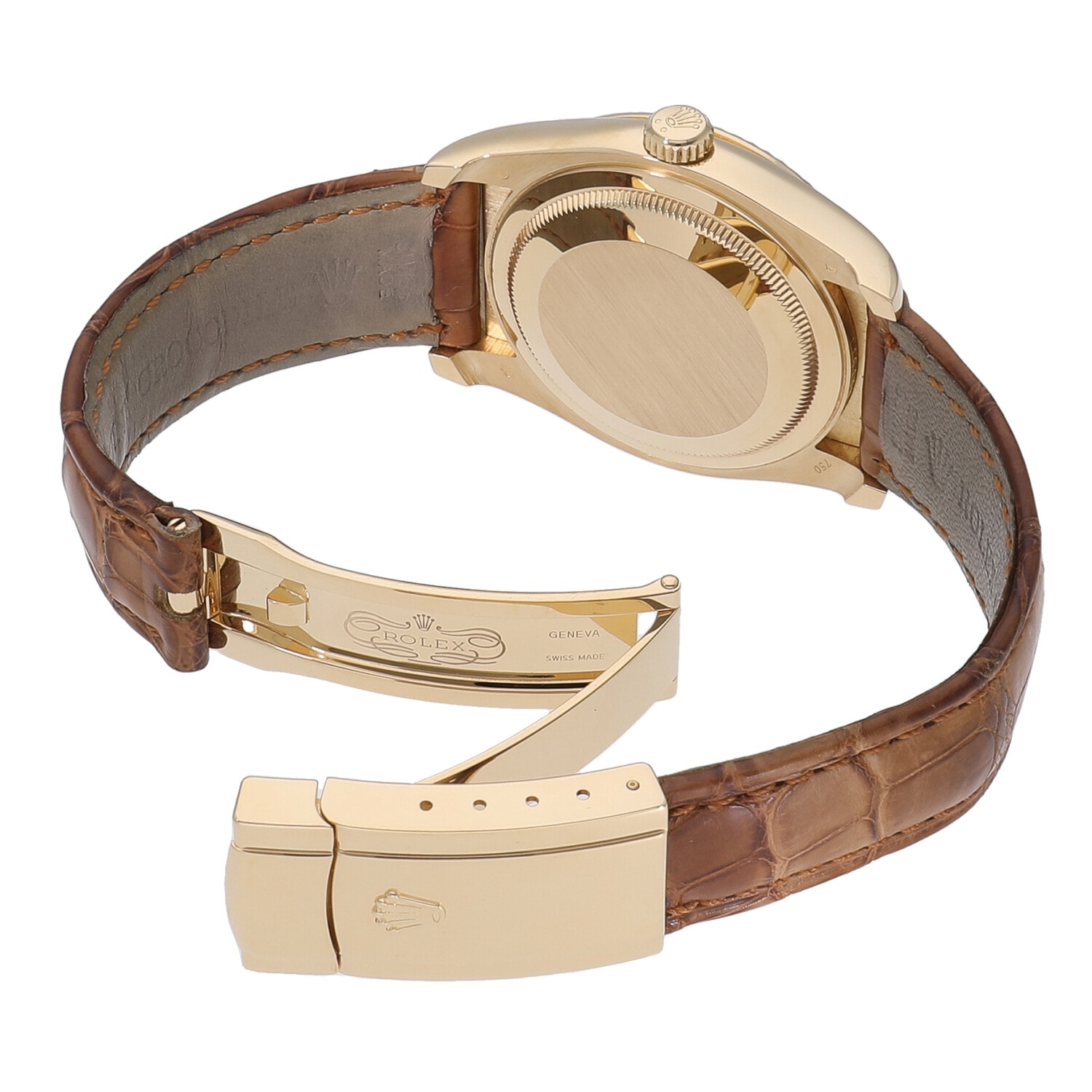 ロレックスデイトジャスト116138 純正クロコストラップバックル用