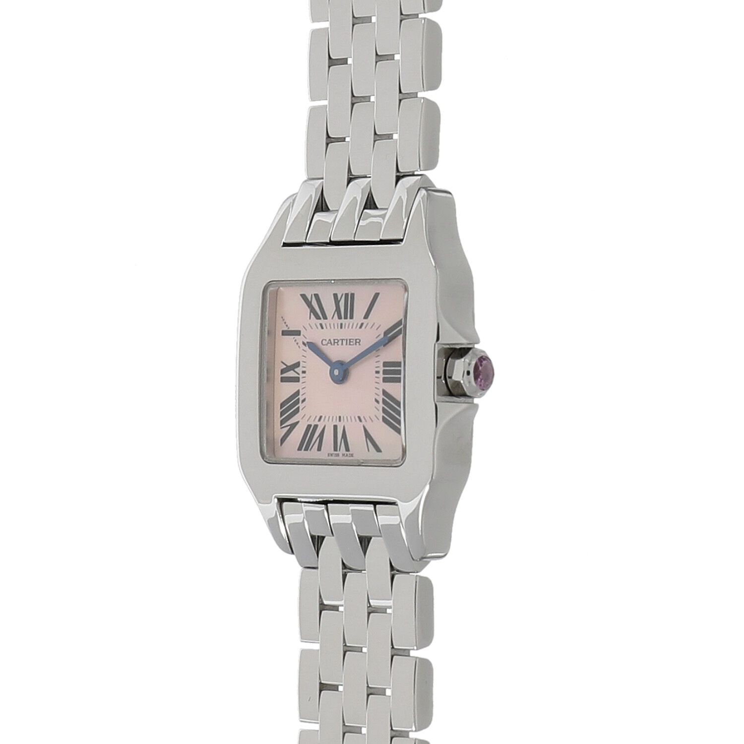 C8498 | [中古]カルティエ サントス ドゥ モアゼル W25075Z5 ピンク