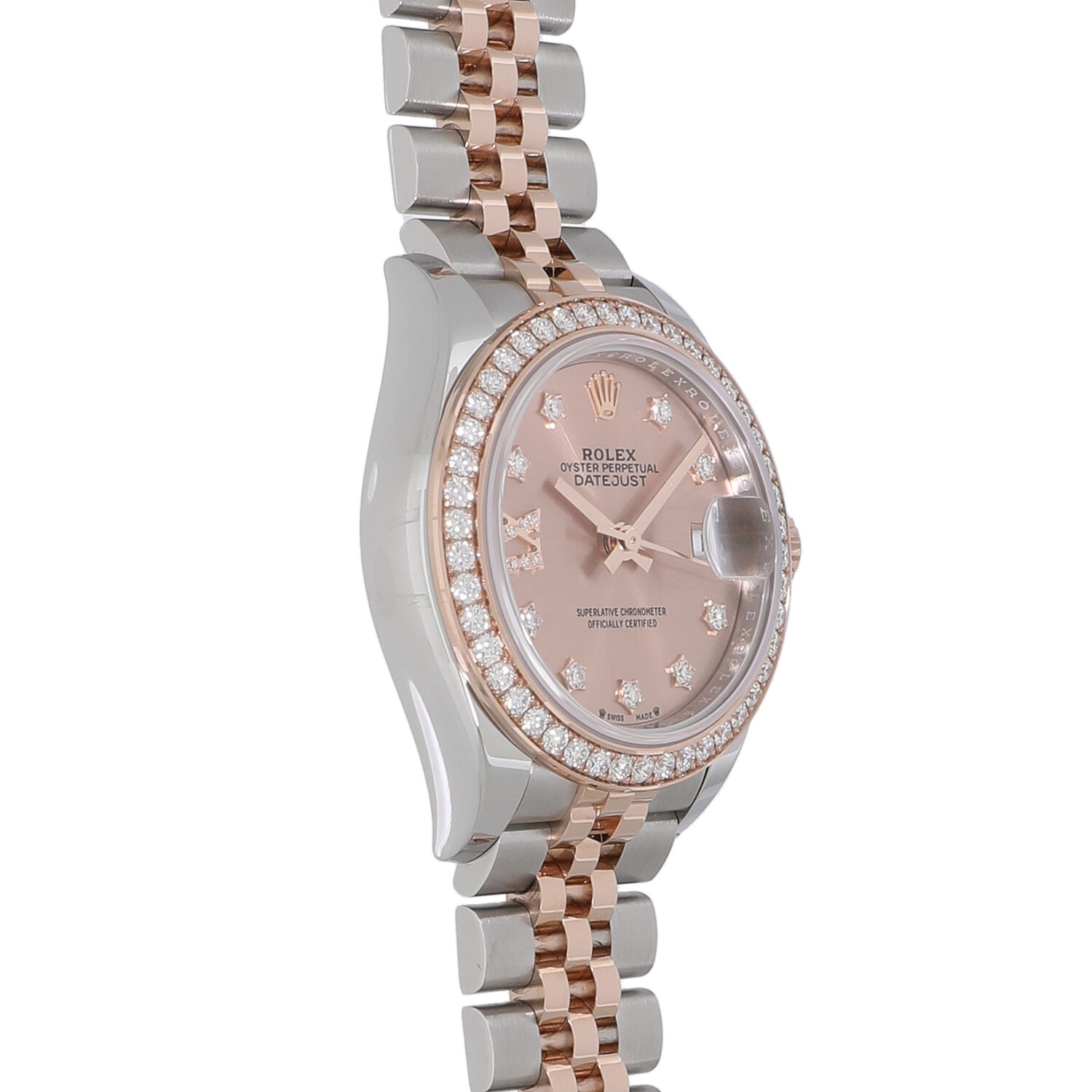 ロレックス　レディデイトジャスト R6899 | [新品]ロレックス レディ デイトジャスト 28 ロゼカラー＊9P