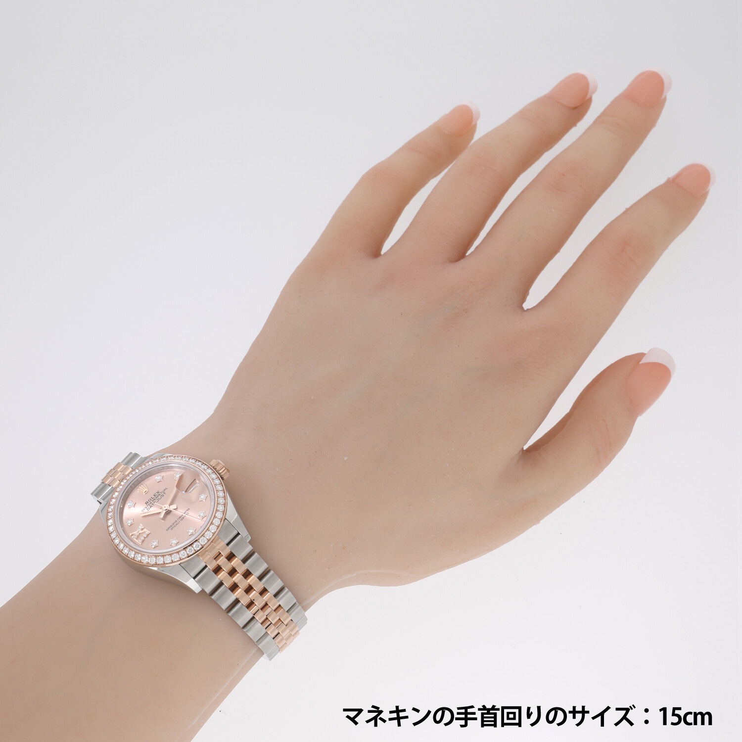 R6899 | [新品]ロレックス レディ デイトジャスト 28 ロゼカラー＊9P