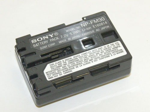 NP-FM30 ソニー SONY カメラ用バッテリー リフレッシュ（純正品お
