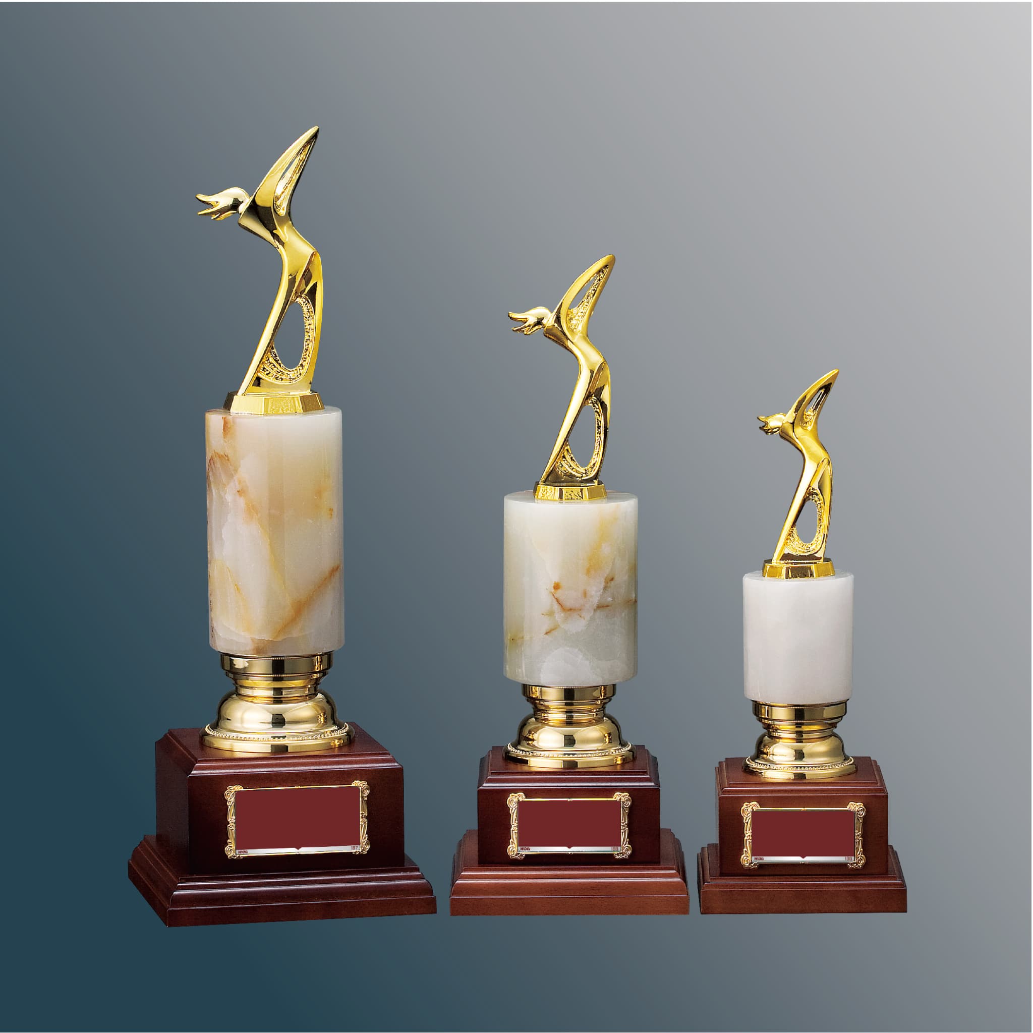 ゴルフ用ブロンズトロフィー 天然オニックス石 VC-3572 | 特集 | Re