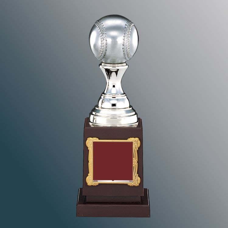 野球ボール型トロフィー シルバー VC-4545 | 商品一覧 | Re