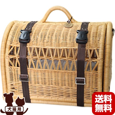 ラタン製ペットキャリーケース　猫　犬　シンシアジャパン キャットグッズ,シンシアジャパン | RunPet -ランペット- 本店