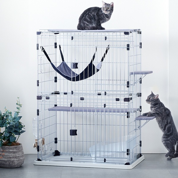 組み立てただけ！ボンビアルコン 猫 ケージ ボンビアルコン オンラインショップ / ウッドワンサークル キャット