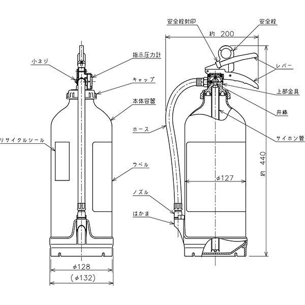 2026年製予約商品】【18セット以上購入専用価格】消火器 MEA10Z 10型