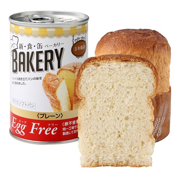 非常食 新食缶ベーカリー Egg Free プレーン 100g×24缶セット