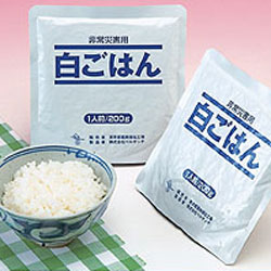 レトルト保存食シリーズ 白ごはん 200g×30袋 | □非常食・保存水,ご飯