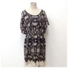 【中古】ダイアグラム グレースコンチネンタル　レディース　ワンピース　ブラック×ベージュ　サイズ36|レディースアパレル|ファッション（衣類）