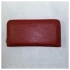 【未使用品】HUGO VALENTINO ラウンドジップ長財布 レッド