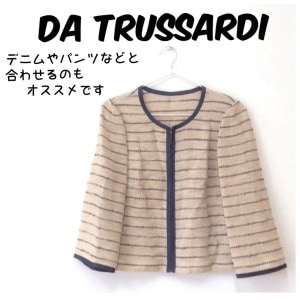 ����šۡ�����̵���ۥ��ȥ饵��ǥ� DA TRUSSARDI �Ρ����顼���㥱�å� 7ʬµ �ܡ������� �١������ ��ǥ����� ������38