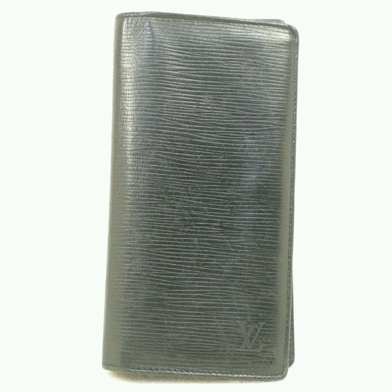 中古】LOUIS VUITTON 長財布 エピ ポルトフォイユ・ブラザ ノワール
