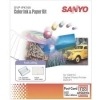 【未使用品】サンヨー カラーインク＆ペーパーキット（１００枚入り）DVP-IPK100×2個セット|ＩＴ機器