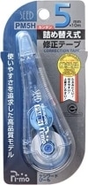【未使用品】シード 修正テープ ケシワードぴーも交換テープ 5mm幅×10m PM5R 1箱（10個入）|文房具|ギフト雑貨・お酒