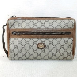����š�GUCCI PLUS ���å� GG�ץ饹 ������ɥХå� �֥饦���PVC�쥶��