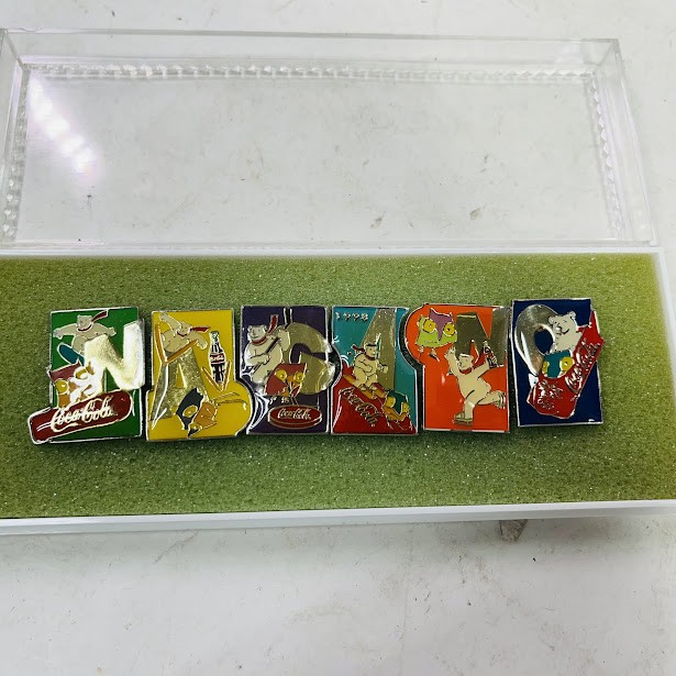 中古】NAGANO五輪 長野オリンピック コカ・コーラ ピンバッジ 6個