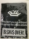 【新品】BiSH lyric Tシャツ NON TiE-UP 黒　XLサイズ　LIVE限定【送料無料】メール便※代引き不可【未使用だから安心です】|メンズアパレル|ファッション（衣類）
