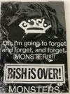 【新品】BiSH lyric Tシャツ MONSTERS　黒　XLサイズ　岐阜LIVE限定【送料無料】メール便※代引き不可【未使用だから安心です】|メンズアパレル|ファッション（衣類）