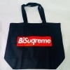 【中古】bish　BiSuqreme　黒キャンパストートバッグ【送料無料】メール便※代引き不可|メンズアパレル|ファッション（衣類）