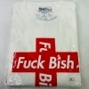 【中古】bish FuckBish白赤クロス Tシャツ XLサイズ【送料無料】メール便※代引き不可|メンズアパレル|ファッション（衣類）