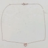 【中古】4℃ K10 ネックレス 1.0ｇ ハートモチーフ|アクセサリー|ブランド品（装飾品）