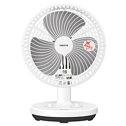 動作確認済】【中古】ヤマゼン 18cm 卓上扇風機 YKDT-F186-WB ホワイト