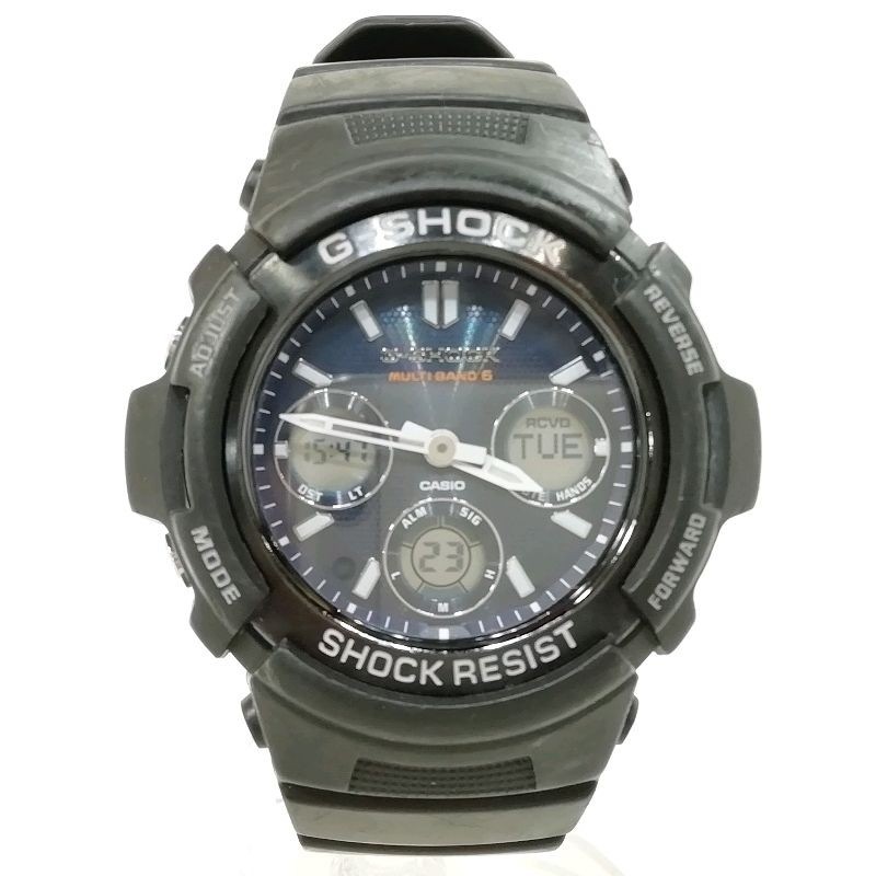 美品 CASIO G-SHOCK AWG-M100GW 電波ソーラー アナデジ 楽天市場】Gショック G-SHOCK ジーショック 電波 ソーラー アナログ