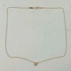 【中古】ティファニー ペレッティ AU750 ネックレス 1Pダイヤ 2.5g|アクセサリー|ブランド品（装飾品）