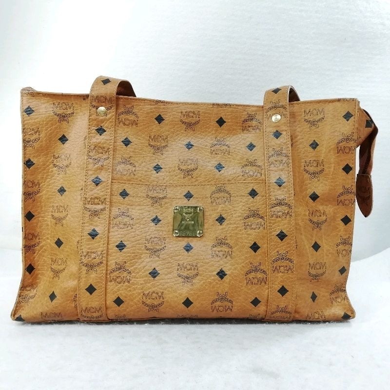 中古】MCM ショルダーバッグ キャメル×PCVレザー S5766 | ブランド 中古】MCM ショルダーバッグ キャメル×PCVレザー S5766 | ブランド