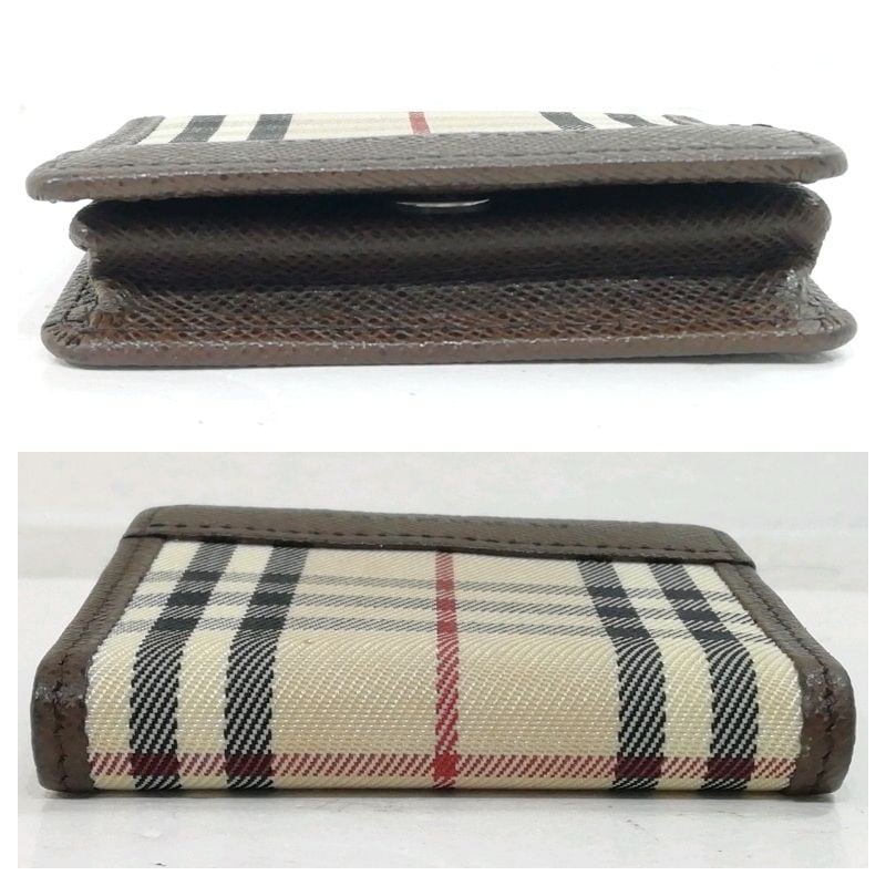 中古】【送料無料】バーバリー コインケース 小銭入れ ノバチェック