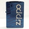 【未使用品】【送料無料】ZIPPO ゼブラ柄 ネイビー オイルライター※メール便でお送りします【代引き不可】|ライター|ブランド品（装飾品）