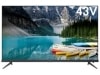 【動作確認済】【中古】全面スリ傷あり・本体・リモコンのみ TCL 43V型 4K 液晶Androidスマートテレビ 43P815B ブラック 2021年製|テレビ|家電