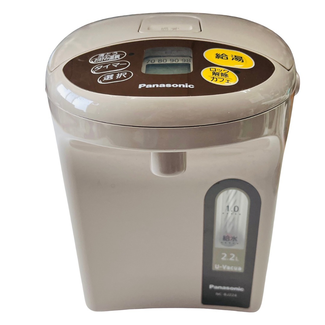 動作確認済】【中古】パナソニック 2.2L マイコン沸騰ジャーポット NC