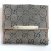 【中古】【送料無料】GUCCI グッチ GGキャンバス×レザー 112664.2149 ブラウン系※メール便でお送りします【代引き不可】|グッチ|ブランド品（装飾品）