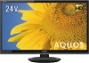 【動作確認済】【中古】画面キズあり。本体・リモコンのみ シャープ シャープ 24V型 AQUOS 液晶テレビ 2T-C24AD-B ブラック系 2019年製|テレビ|家電