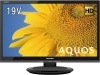 【動作確認済】【中古】本体・リモコンのみ シャープ 19型 液晶テレビ AQUOS ハイビジョン 2T-C19AD-B ブラック系 2019年製|テレビ|家電