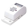 【中古】日焼けあり・本体のみ マックス 電子チェックライタ EC-310 ホワイト系|文房具|ギフト雑貨・お酒