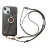 【未使用品】UNiCASE iPhone13 miniケース MAELYS LOUNA Clutch Ring Case dark gray|ＩＴ機器