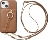 【未使用品】UNiCASE iPhone13 miniケース MAELYS LOUNA Clutch Ring Case (brown)|ＩＴ機器