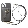 【未使用品】UNiCASE iPhone13 MAELYS LOUNA Clutch Ring Case (dark gray) |ＩＴ機器